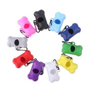 Portable Pet Garbage Bag Dispenser Cross-border Amazon Dog Pocket Storage Box Frosted/Gloss