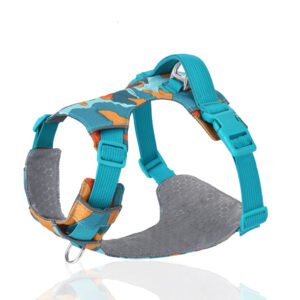 Adjustable dog harness vest for secure walking